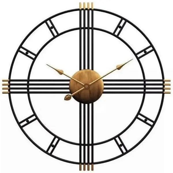 Relojes Reloj industrial de gran formato ecomboutique138 OrnateVogue Títulopredeterminado