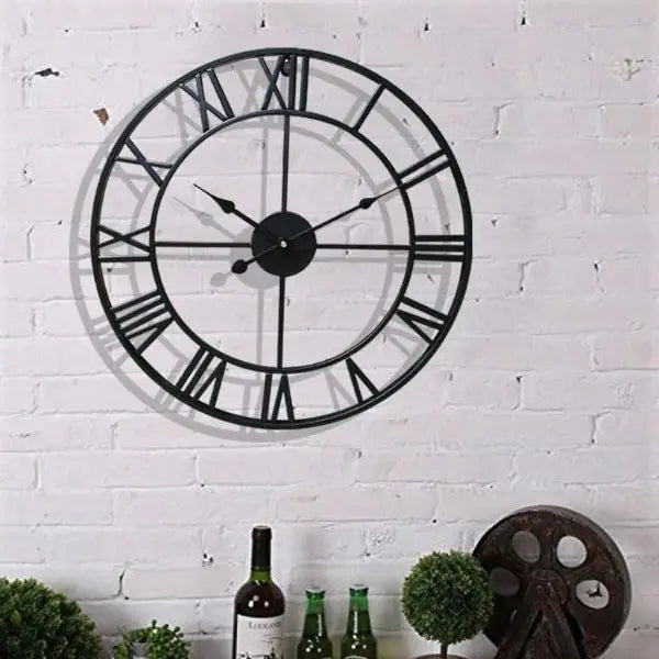 Relojes Reloj industrial de metal ecomboutique138 OrnateVogue