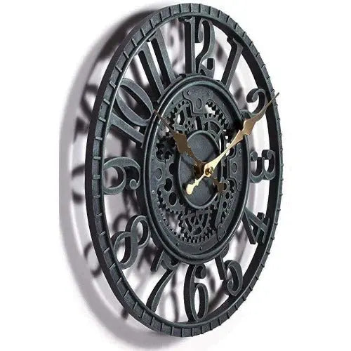 Relojes Reloj industrial de metal ecomboutique138 OrnateVogue