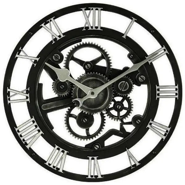 Relojes Reloj industrial gris ecomboutique138 OrnateVogue Títulopredeterminado