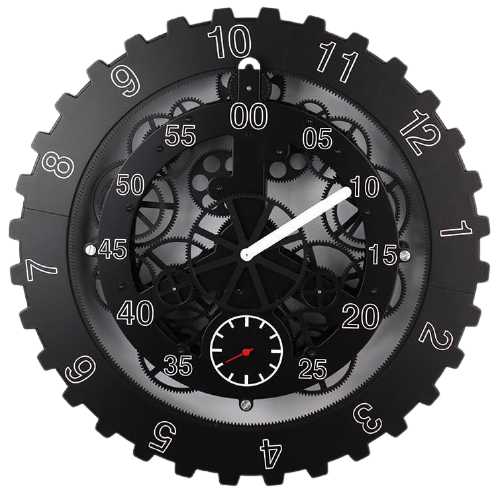 Relojes Reloj industrial moderno ecomboutique138 OrnateVogue Títulopredeterminado