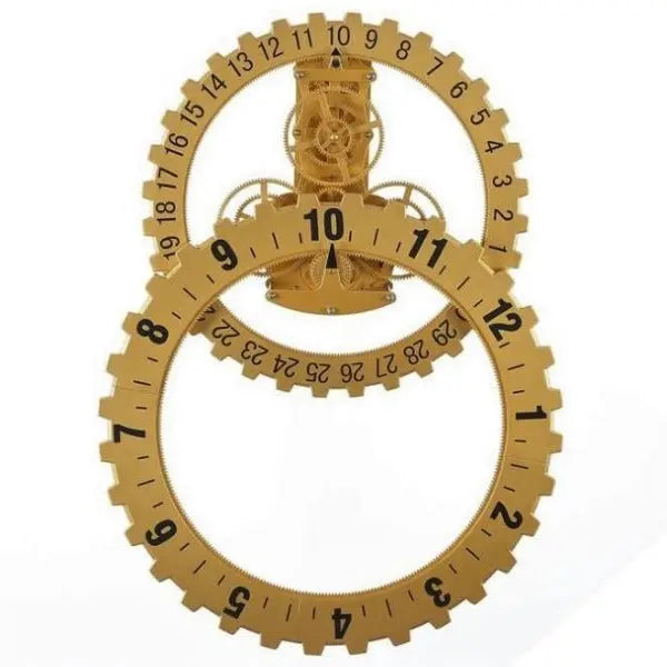 Horloge industrielle rotative vintage