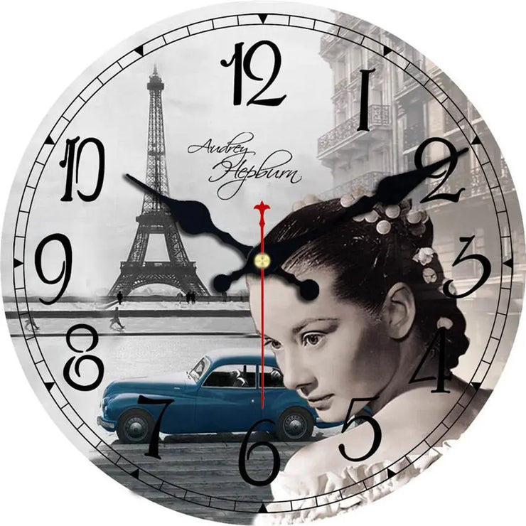 Relojes Reloj vintage Audrey Hepburn ecomboutique138 OrnateVogue 15cm