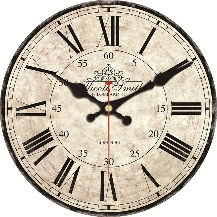 Relojes Reloj vintage beige ecomboutique138 OrnateVogue 15cm