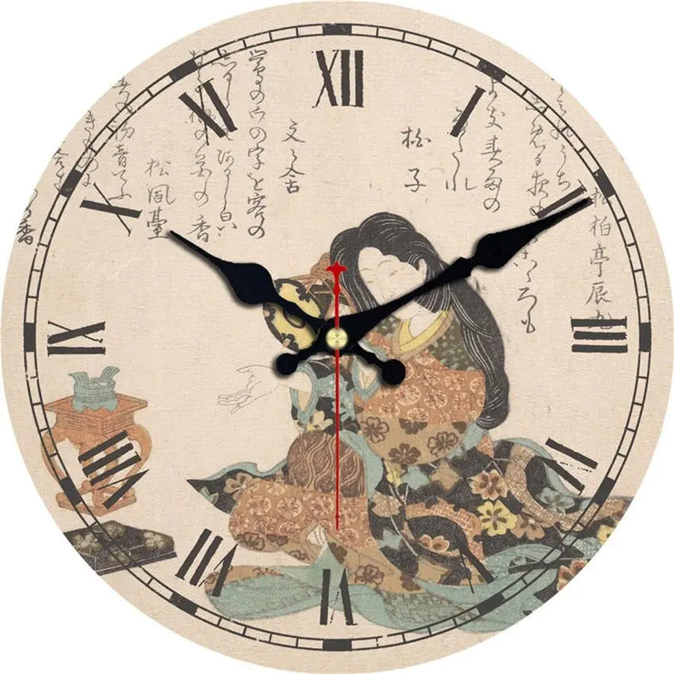 Relojes Reloj vintage japonés tradicional ecomboutique138 OrnateVogue 15cm