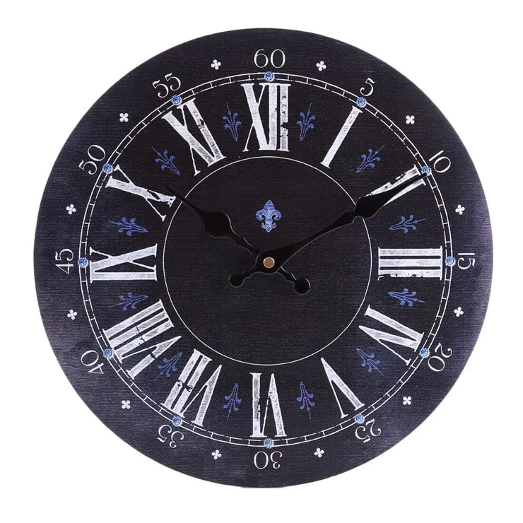 Relojes Reloj vintage lys flores ecomboutique138 OrnateVogue 15cm