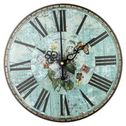 Horloge Murale vintage Turquoise