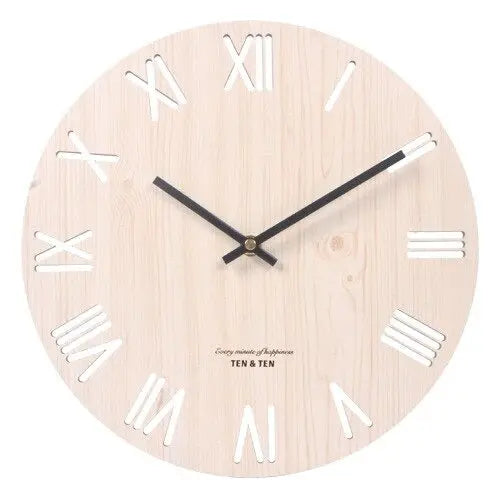 Relojes Relojes escandinavos blancos ECRU Roman Numerales ecomboutique138 OrnateVogue Títulopredeterminado