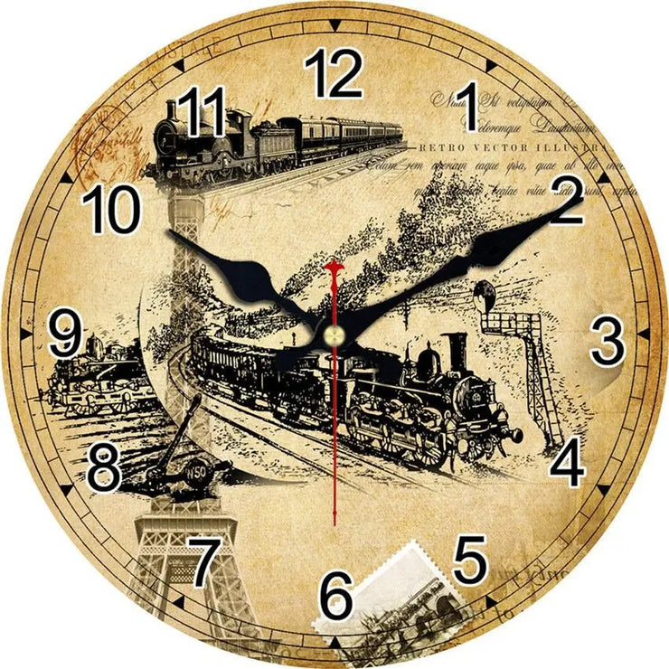 Relojes Tren retro de Corlog vintage ecomboutique138 OrnateVogue 15cm