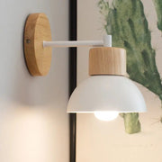 Luces de pared Aplique de pared de madera en color blanco para cualquier dormitorio ecomboutique138 OrnateVogue Default-Title